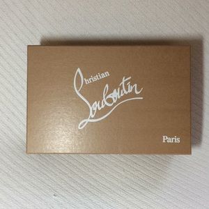CHRISTAN LOUBOUTIN empty shoe box great condition